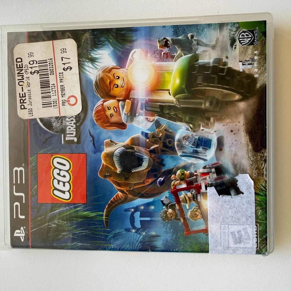 LEGO Jurassic World Sony PlayStation 3 PS3 Game Disc BLUS-31518